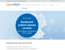 Tablet Screenshot of genopace.de